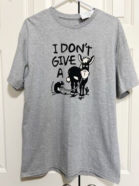 Domo Graphic tee I Don’t Give A…. Large Dad Joke Funny